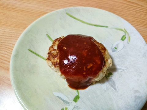 豚こま切れ肉から作る☆豆腐入りハンバーグ